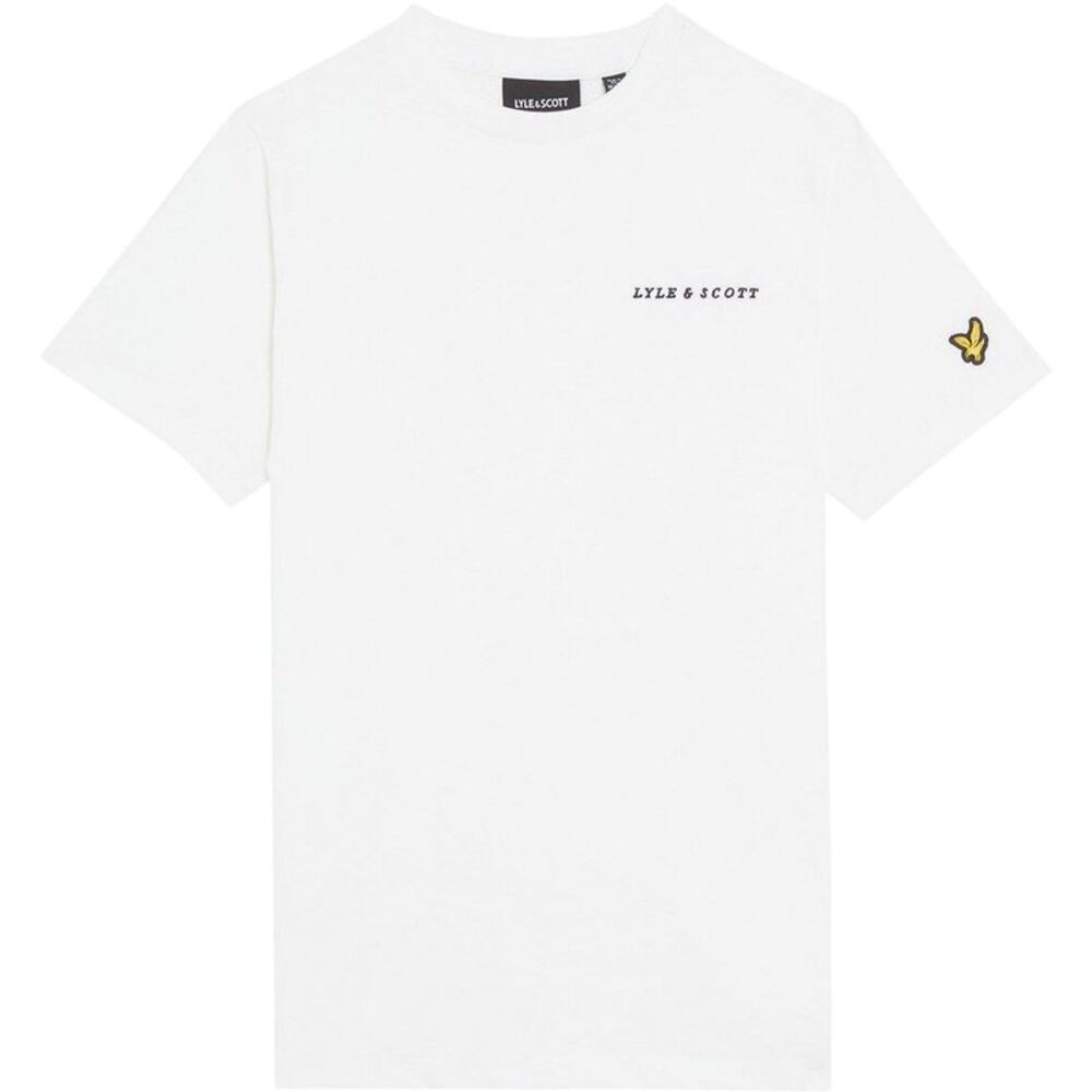 Lyle & Scott Childrens/Kids Logo Cotton T-Shirt / White
